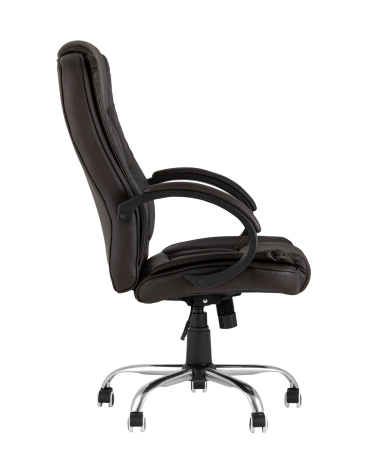 Компьютерное кресло Stool group TopChairs Atlant, экокожа, коричневое