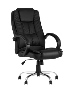 Кресло руководителя Stool group TopChairs Atlant NEW, черное