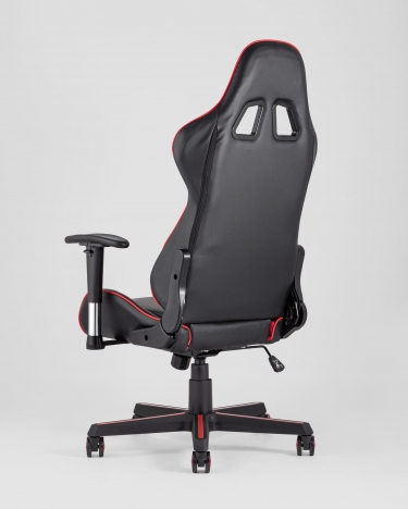 Игровое кресло TopChairs Racer Черно-красное