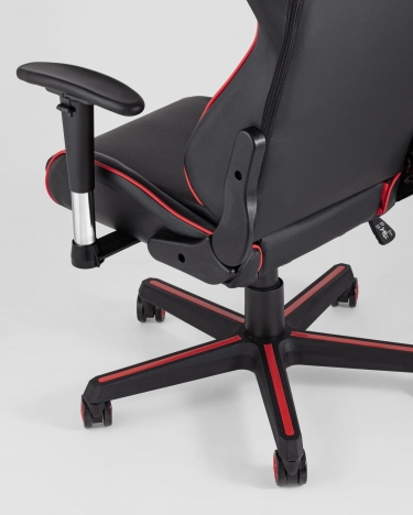 Игровое кресло TopChairs Racer Черно-красное
