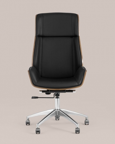 Кресло руководителя Stool group TopChairs Crown SN, черный