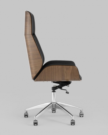 Кресло руководителя Stool group TopChairs Crown SN, черный