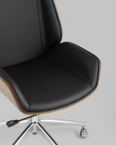 Кресло руководителя Stool group TopChairs Crown SN, черный