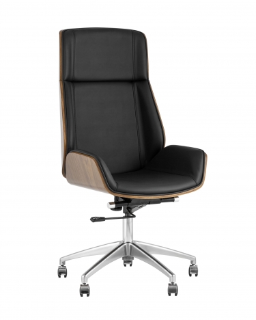 Кресло руководителя Stool group TopChairs Crown SN, черный