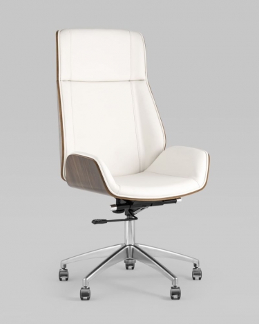 Кресло руководителя Stool group TopChairs Crown SN, бежевый