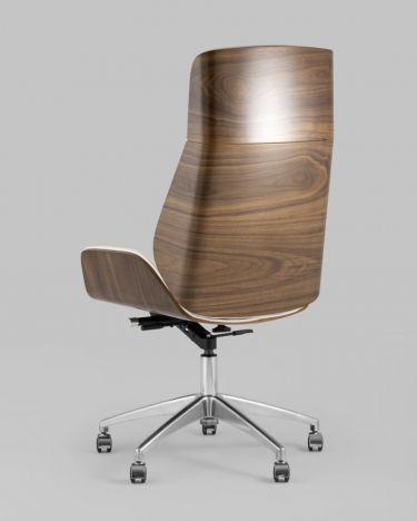 Кресло руководителя Stool group TopChairs Crown SN, бежевый