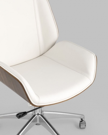 Кресло руководителя Stool group TopChairs Crown SN, бежевый
