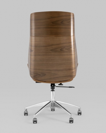 Кресло руководителя Stool group TopChairs Crown SN, коричневый