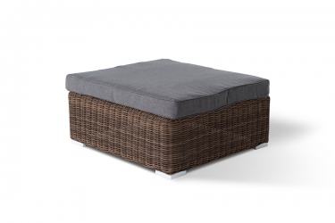 Плетенная оттоманка с подушкой Лунго YH-S4019W-1 brown