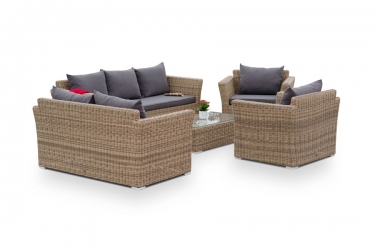Лаунж-зона Капучино KDS3S2CT-5-SET Соломенный
