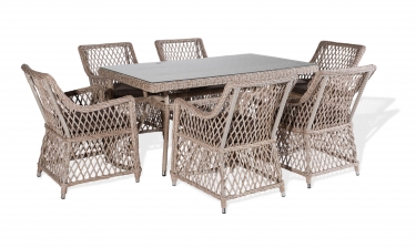 Обеденная группа Латте LC6T-7-SET beige
