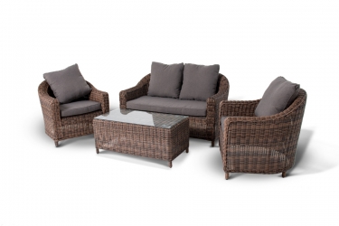 Панна лаунж-зона Кон KPS2C2T-4-SET brown