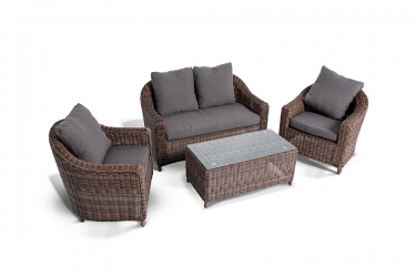 Панна лаунж-зона Кон KPS2C2T-4-SET brown