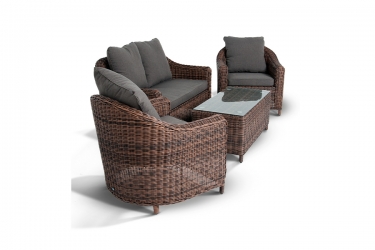 Панна лаунж-зона Кон KPS2C2T-4-SET brown