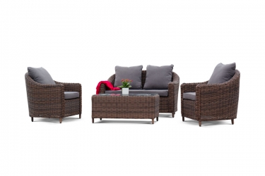 Панна лаунж-зона Кон KPS2C2T-4-SET brown