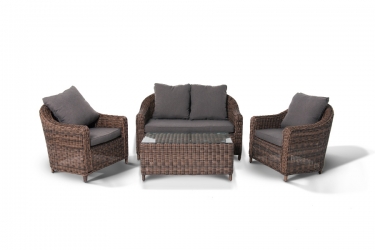 Панна лаунж-зона Кон KPS2C2T-4-SET brown