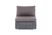 Модуль прямой с подушками Лунго YH-C1032W graphite