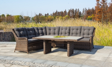 Обеденный стол Бергамо YH-S4684P-2 brown