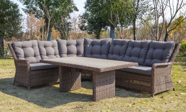 Обеденный стол Бергамо YH-S4684P-2 brown
