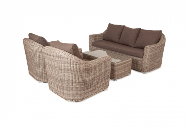 Лаунж-зона Фабриция FS3C2T-4-SET gray