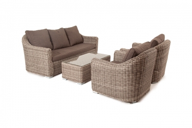 Лаунж-зона Фабриция FS3C2T-4-SET gray