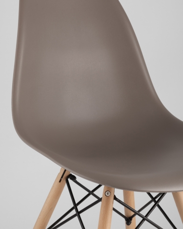 Стул Eames DSW 4 шт. Темно-серый