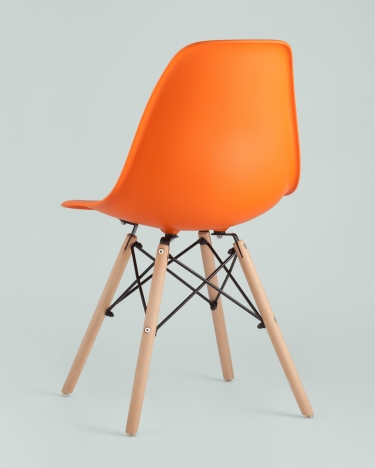 Стул Eames DSW 4 шт. Оранжевый