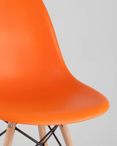 Стул Eames DSW 4 шт. Оранжевый