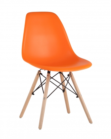Стул Eames DSW 4 шт. Оранжевый