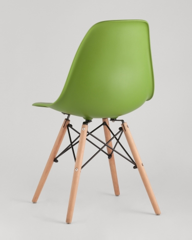 Стул Eames DSW 4 шт. Зеленый