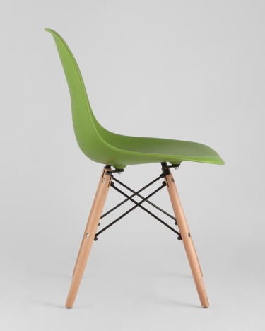 Стул Eames DSW 4 шт. Зеленый