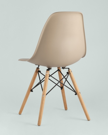 Стул Eames DSW 4 шт. Бежевый