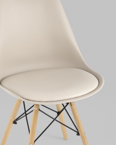 Стул Eames Soft Бежевый