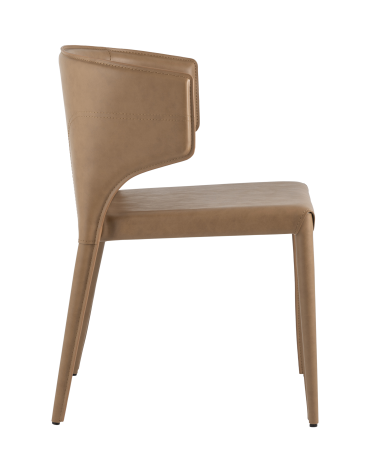 Стул Stool group Арманд экокожа коричневый