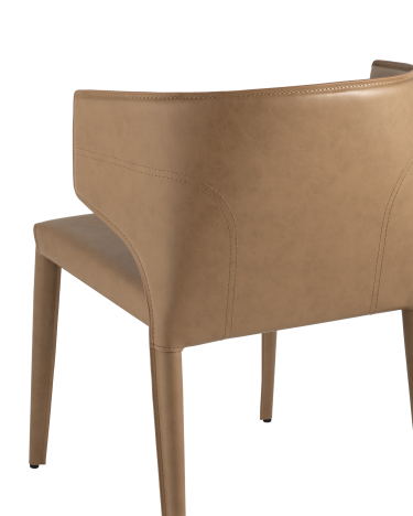 Стул Stool group Арманд экокожа коричневый