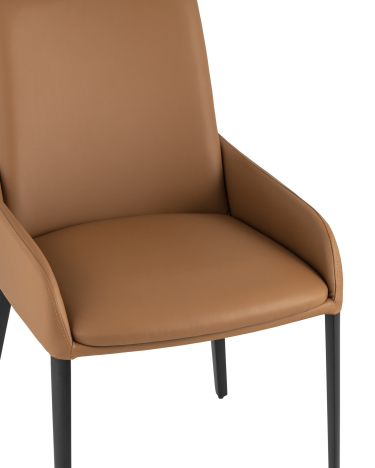 Стул Stool group Челси экокожа Коричневый