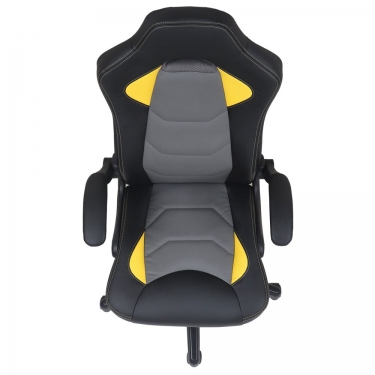 Кресло компьютерное BRABIX Skill GM-005 Черное/желтое