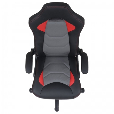 Кресло компьютерное BRABIX Skill GM-005 Черное/красное