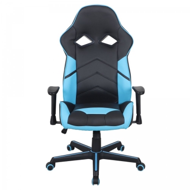 Кресло компьютерное BRABIX Storm GM-006 Черное/голубое