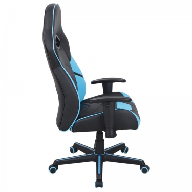 Кресло компьютерное BRABIX Storm GM-006 Черное/голубое