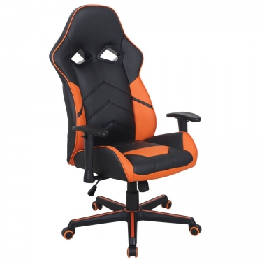 Кресло компьютерное BRABIX Storm GM-006 Черное/оранжевое