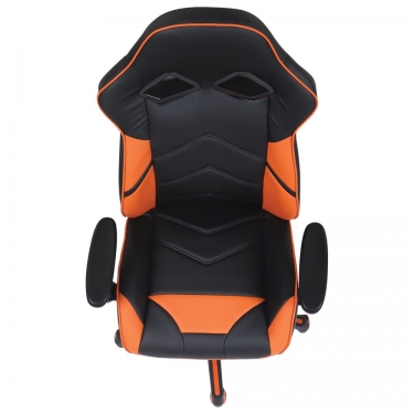 Кресло компьютерное BRABIX Storm GM-006 Черное/оранжевое