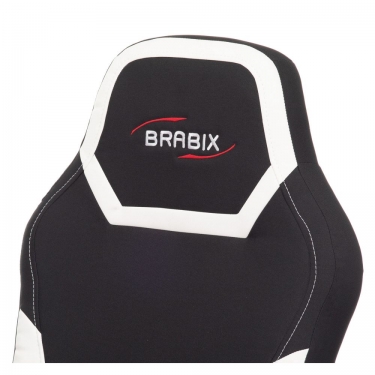 Кресло компьютерное BRABIX Alpha GM-018 Черное/белое