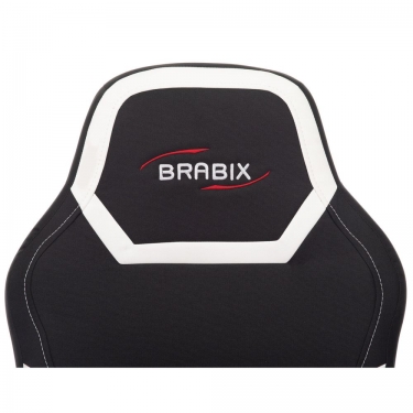 Кресло компьютерное BRABIX Alpha GM-018 Черное/белое