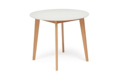 Стол обеденный Tetchair Bosco (Боско) Белый/бук натуральный D900