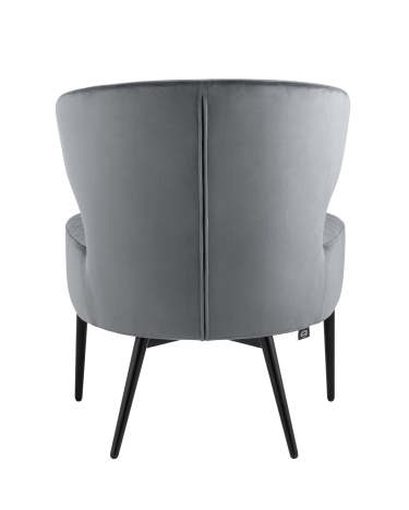 Кресло лаунж Stool group Royal велюр темно-серый