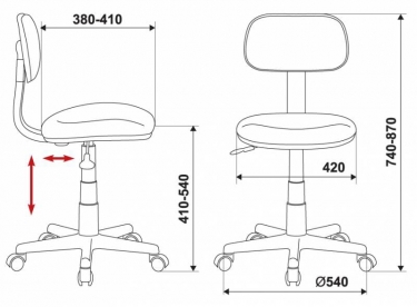 Кресло детское Бюрократ CH-W201NX Малиновый Sticks 05