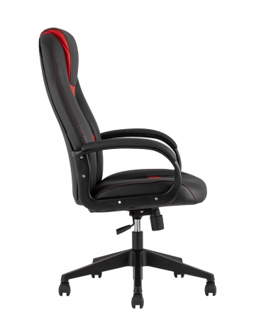 Геймерское кресло TopChairs ST-CYBER 8 RED черный/красный