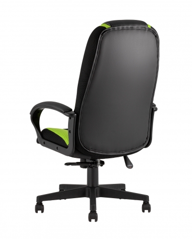Геймерское кресло TopChairs ST-CYBER 9 GREEN черный/зеленый