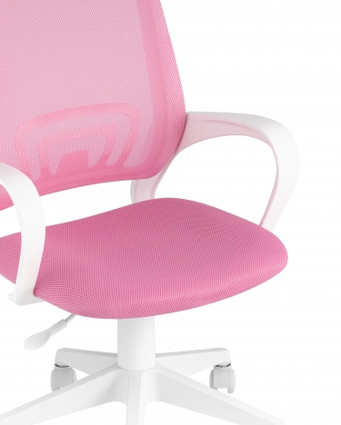 Кресло компьютерное TopChairs ST-BASIC-W Розовый